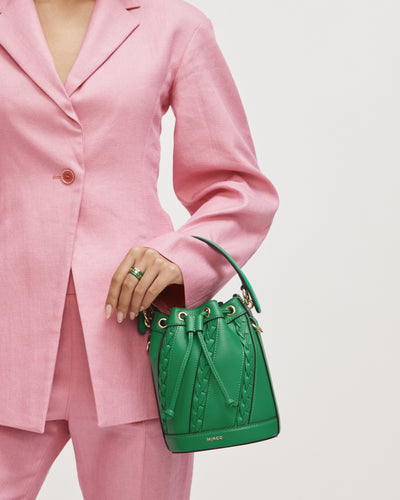 Promenade Mini Bucket Bag - Field Green