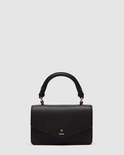 D-Vine Grab Crossbody Bag - Black Rose Gold