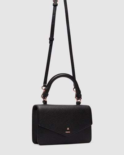 D-Vine Grab Crossbody Bag - Black Rose Gold
