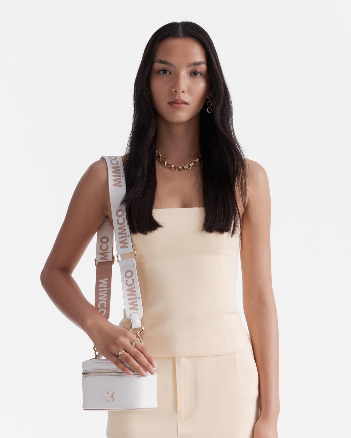 Webbing Bag Strap - White