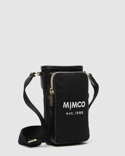 Vacation Water Bottle Crossbody Bag - Black Light Gold