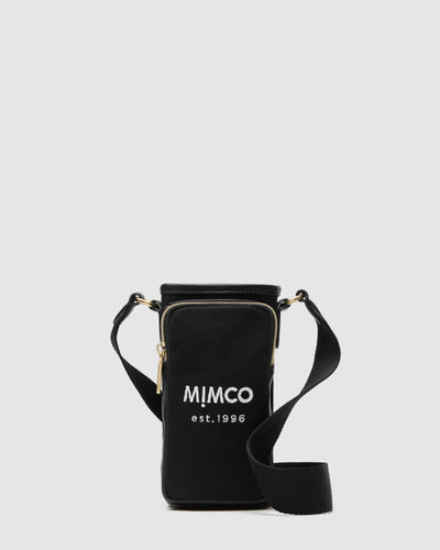 Vacation Water Bottle Crossbody Bag - Black Light Gold