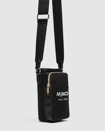 Vacation Water Bottle Crossbody Bag - Black Light Gold