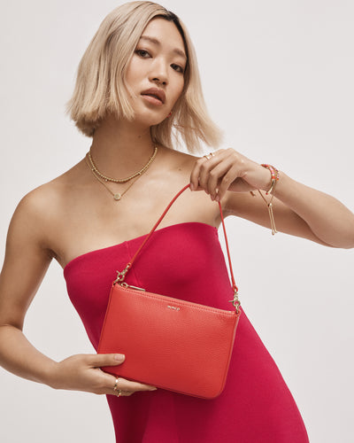 Classico Shoulder Bag - Sunset Orange