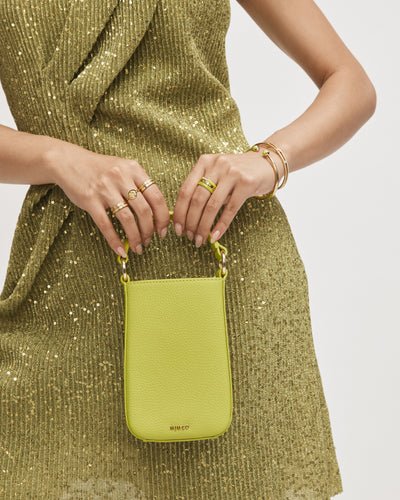Luna Tech Crossbody Bag - Acid Lime
