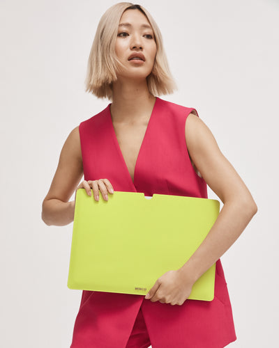 Classico 16-Inch Laptop Slip Case - Acid Lime