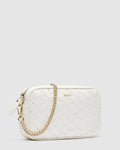 Classico Chain Crossbody Bag - White