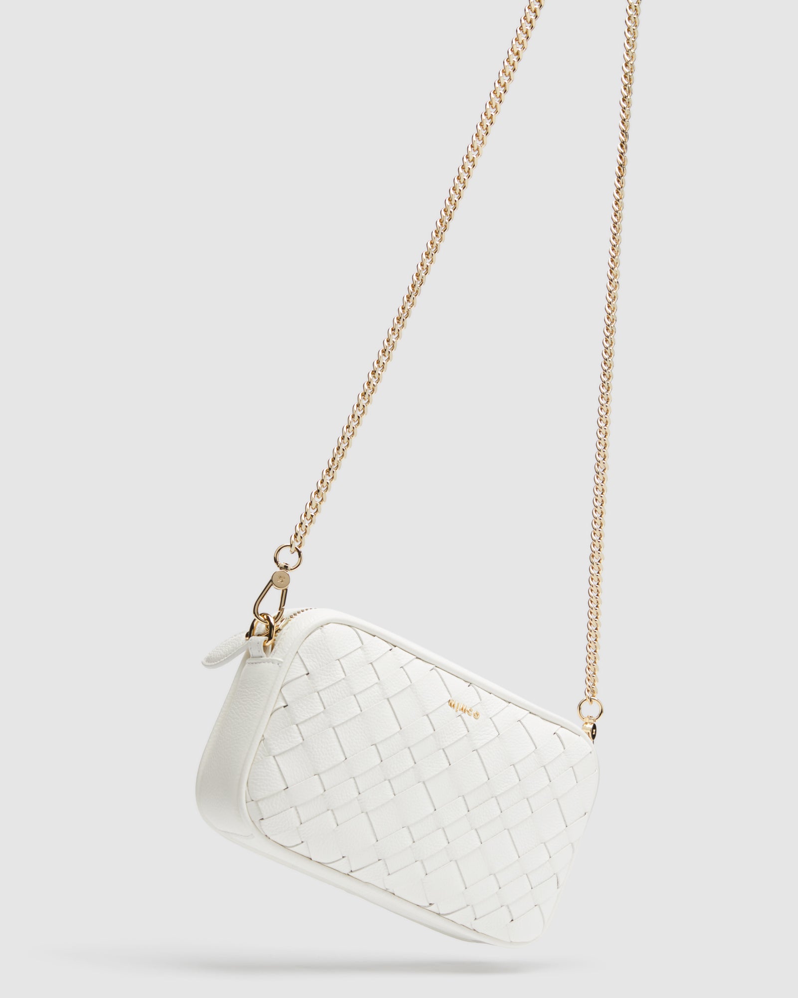 Classico Chain Crossbody Bag - White