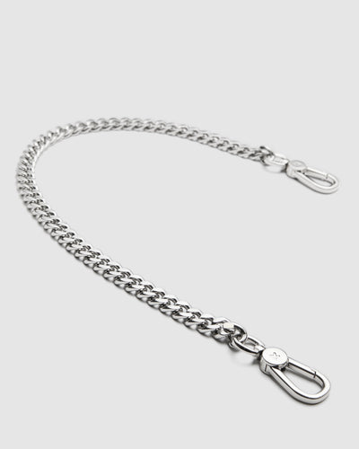 Link Chain Shoulder Bag Strap - Silver