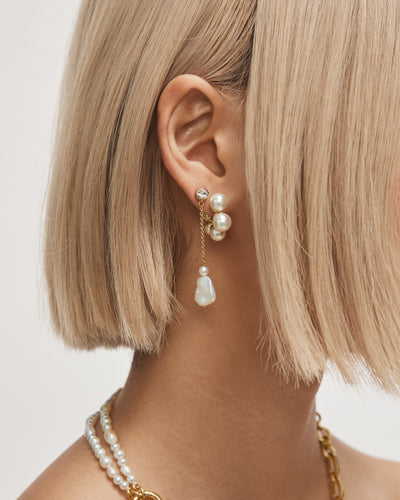 Juliet Drop Earrings - Gold