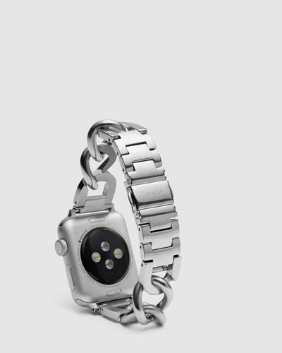 40mm Capri Watch Band - Silver