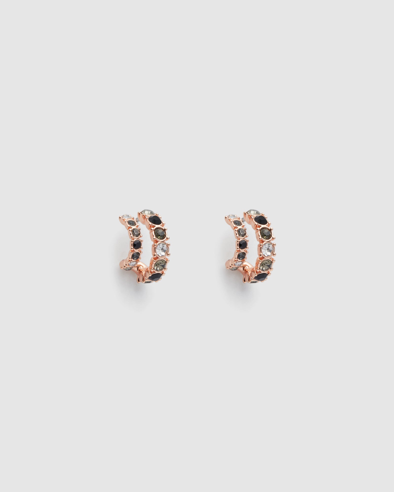Vision Hoop Earrings - Black