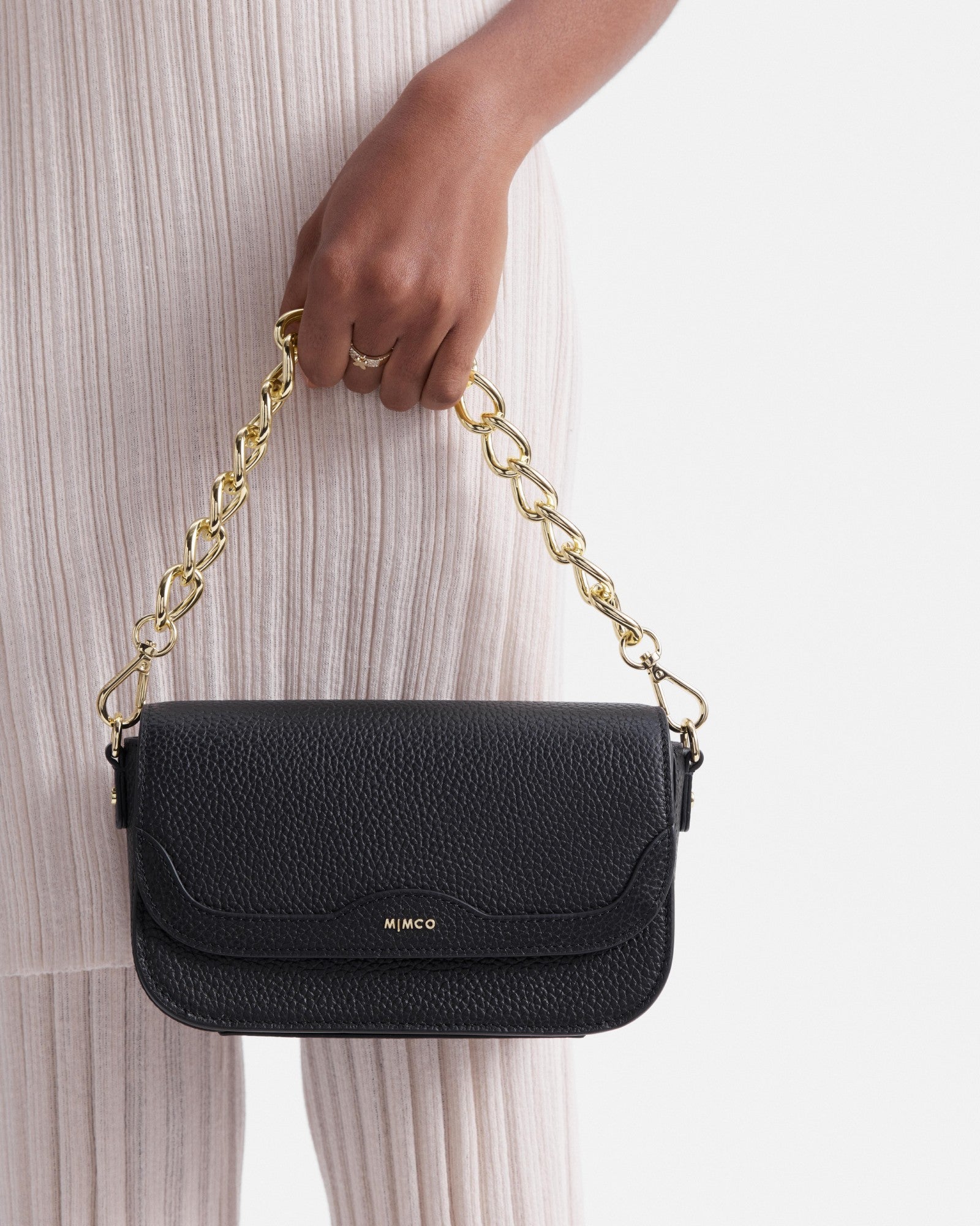 Chunky Chain Shoulder Bag Strap - Light Gold