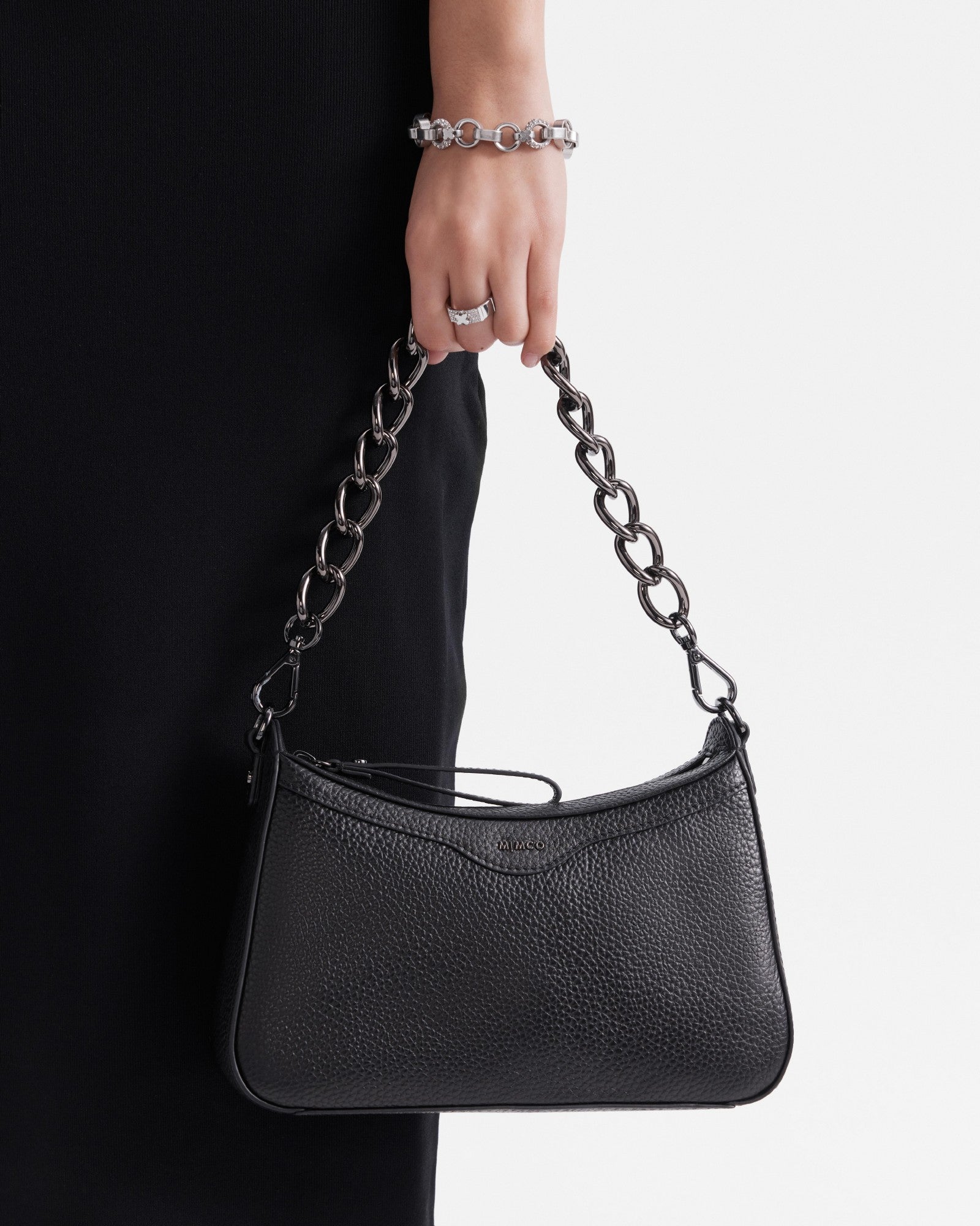 Chunky Chain Shoulder Bag Strap - Gunmetal