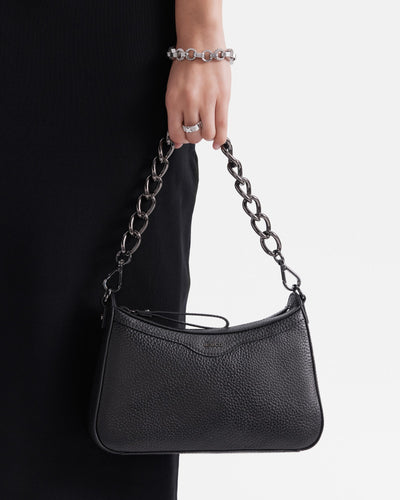 Chunky Chain Shoulder Bag Strap - Gunmetal