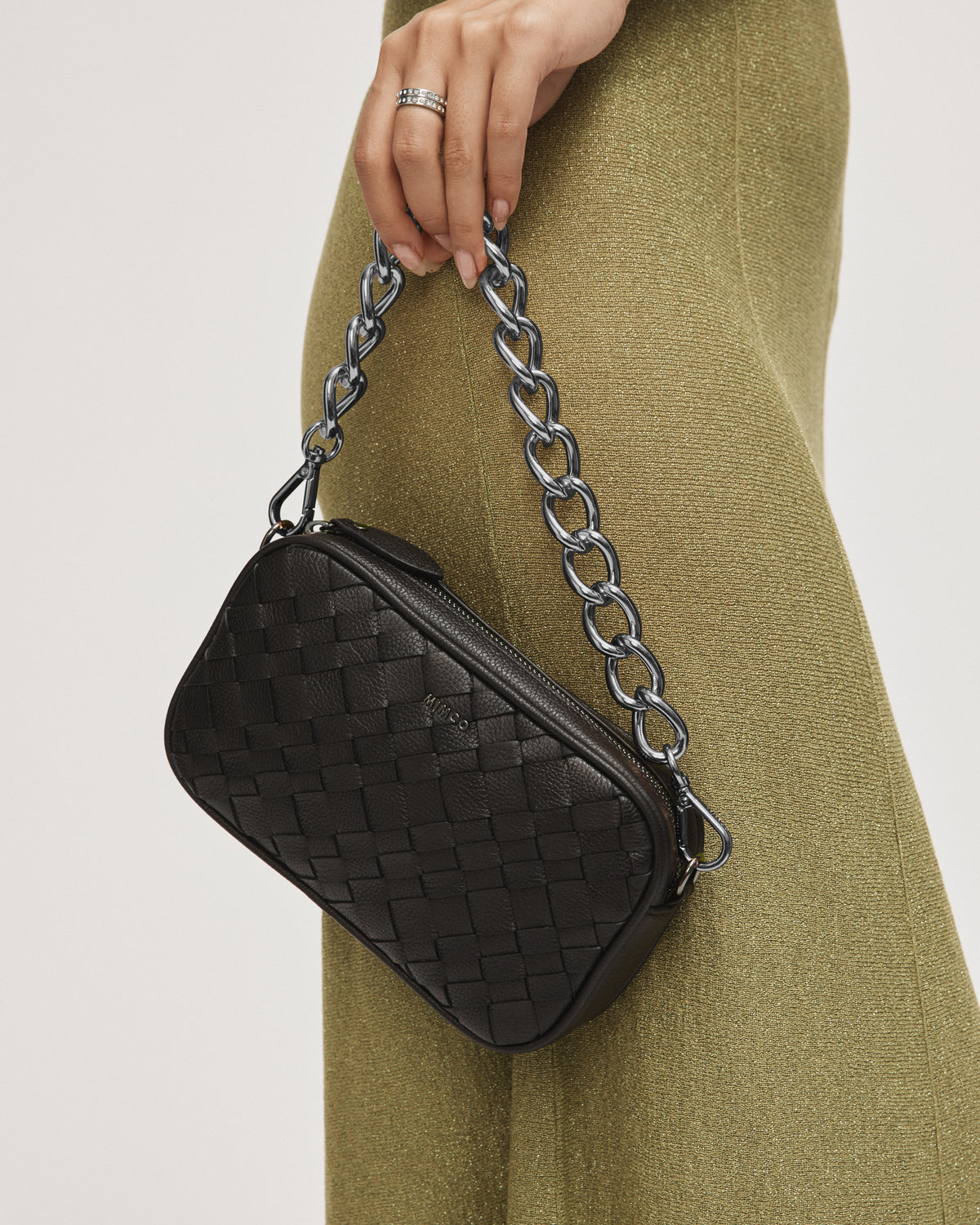 Chunky Chain Shoulder Bag Strap - Gunmetal
