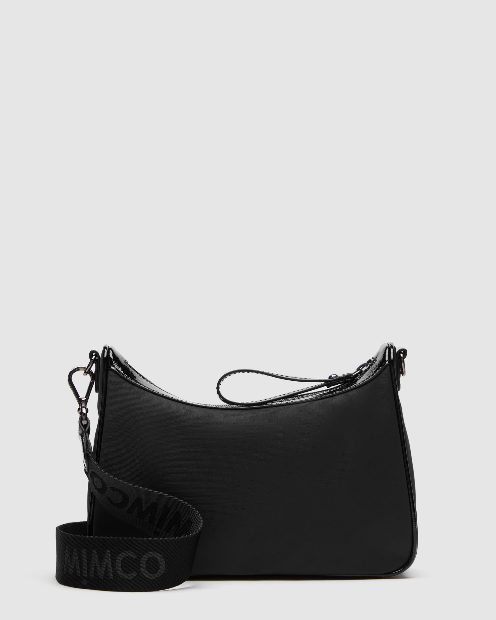 Jett Vegan Crossbody Bag - Black Gunmetal