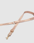 Tech Webbing Bag Strap - Almond Light Gold