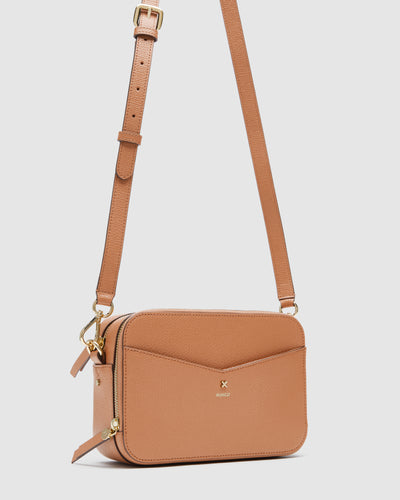 D-Vine Camera Crossbody Bag - Caramel