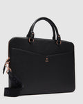 D-Vine Laptop Bag - Black Rose Gold