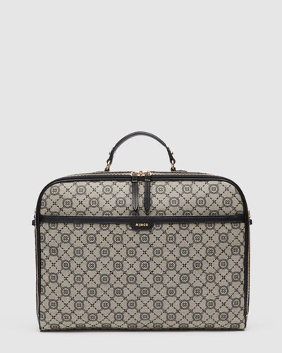 Mim-Gram Laptop Bag - Black Light Gold