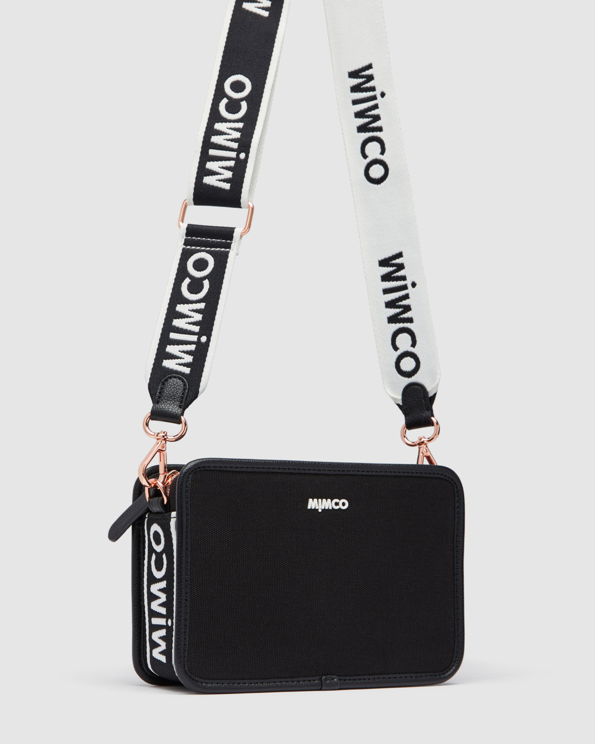 Stevie Crossbody Bag - Black White