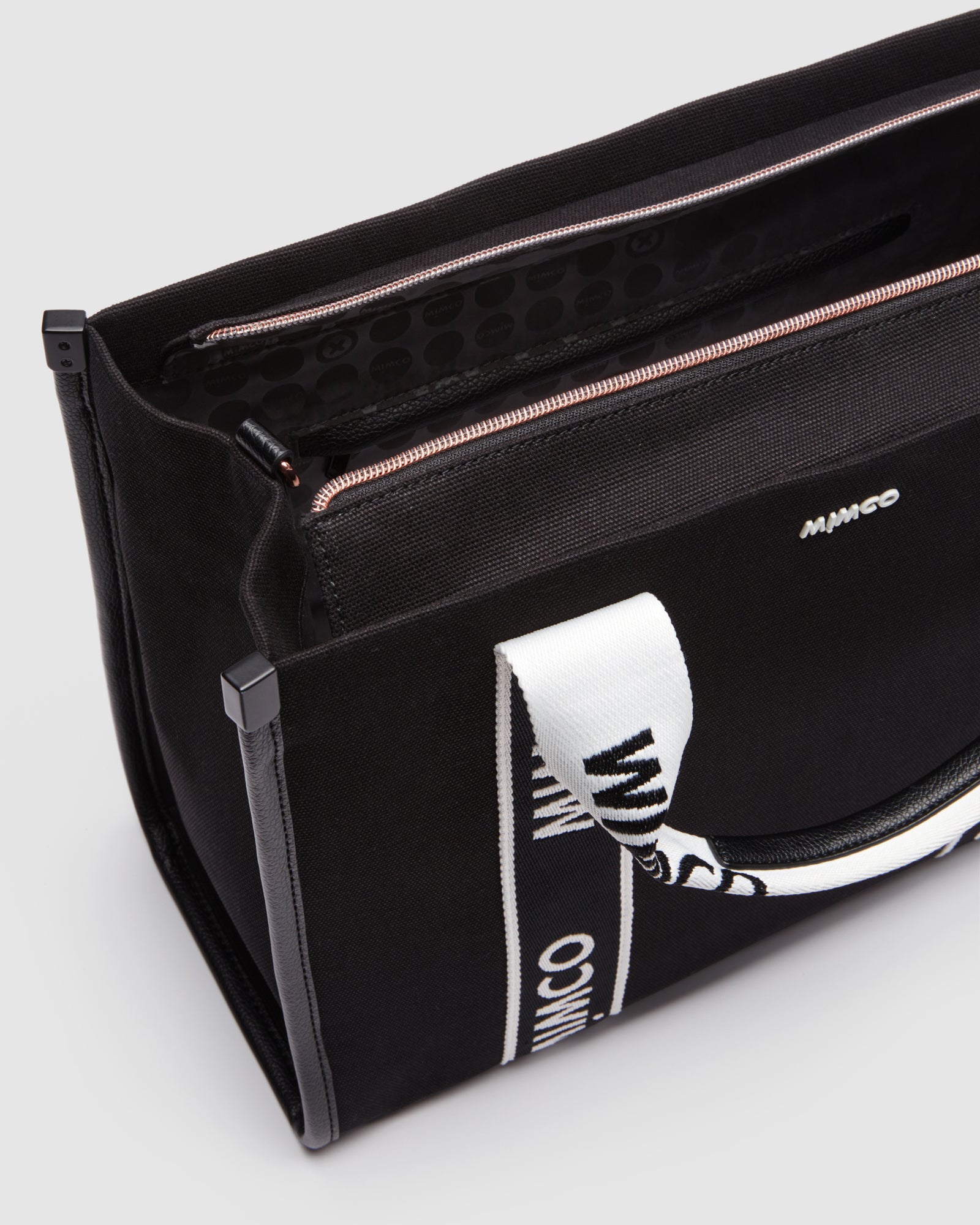 Stevie Tote Bag - Black White