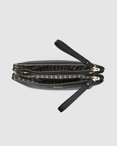 Jett Duo Crossbody Bag - Black Light Gold