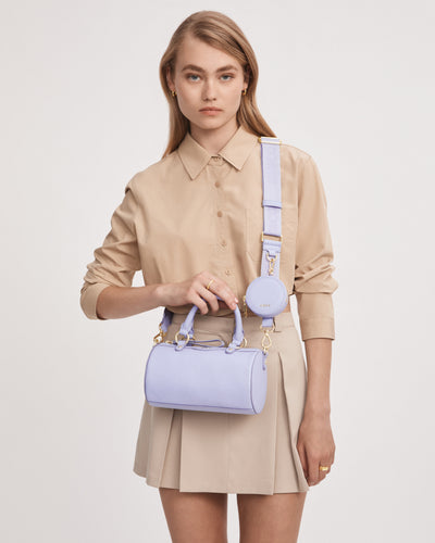 Jett Cylinder Crossbody Bag - Lavender