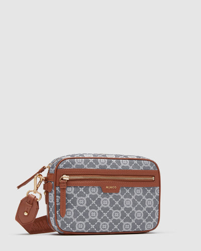 Mim-Gram Crossbody Bag - Denim
