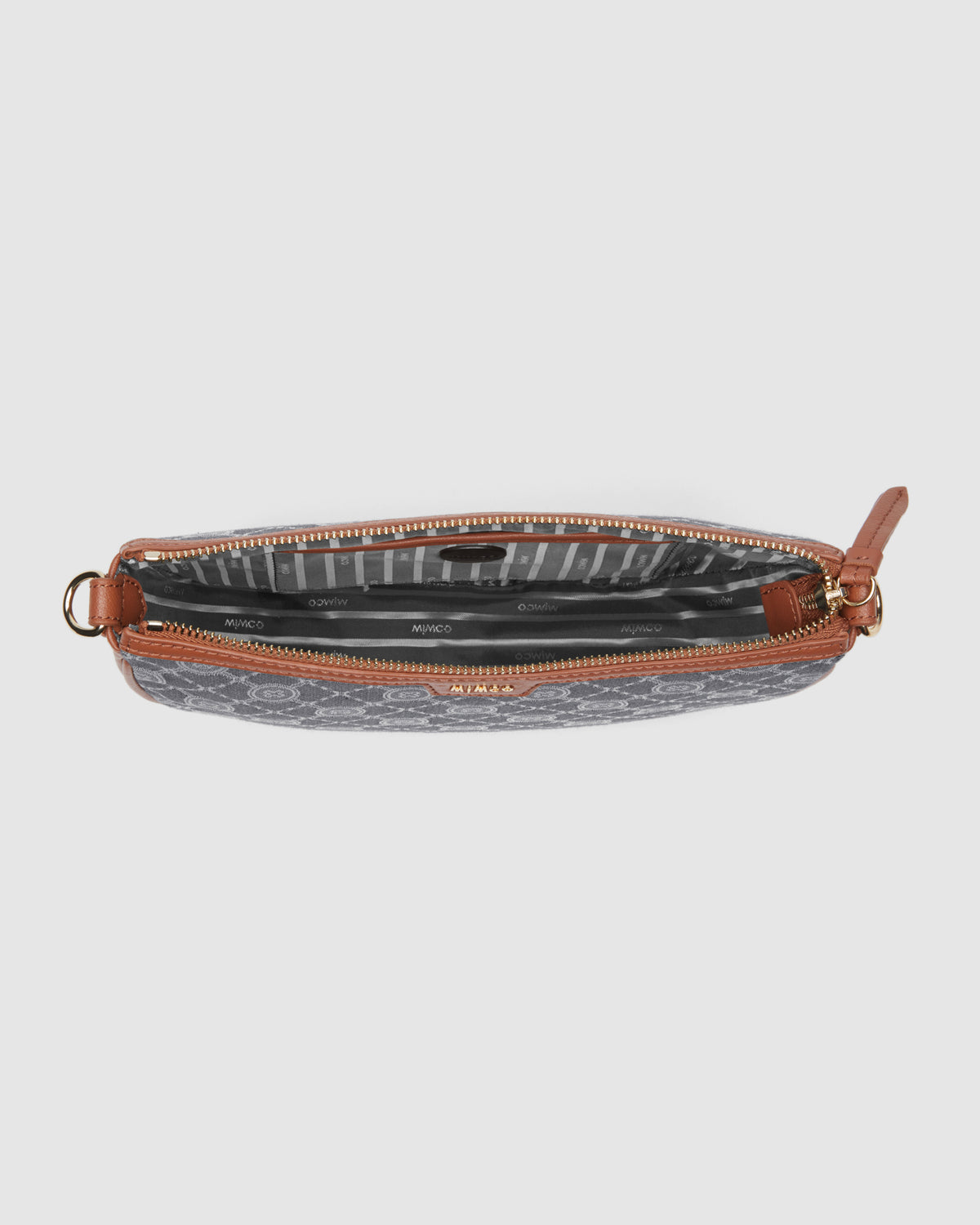Mim-Gram Crescent Crossbody Bag - Denim