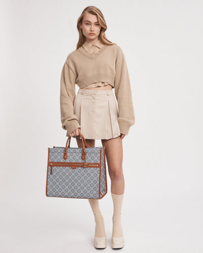Mim-Gram Tote Bag - Denim