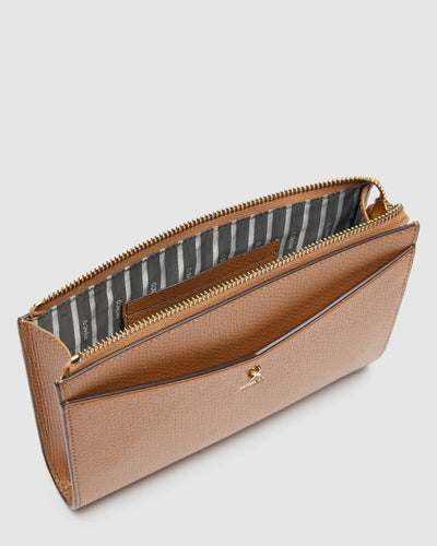 D-Vine Medium Pouch - Caramel