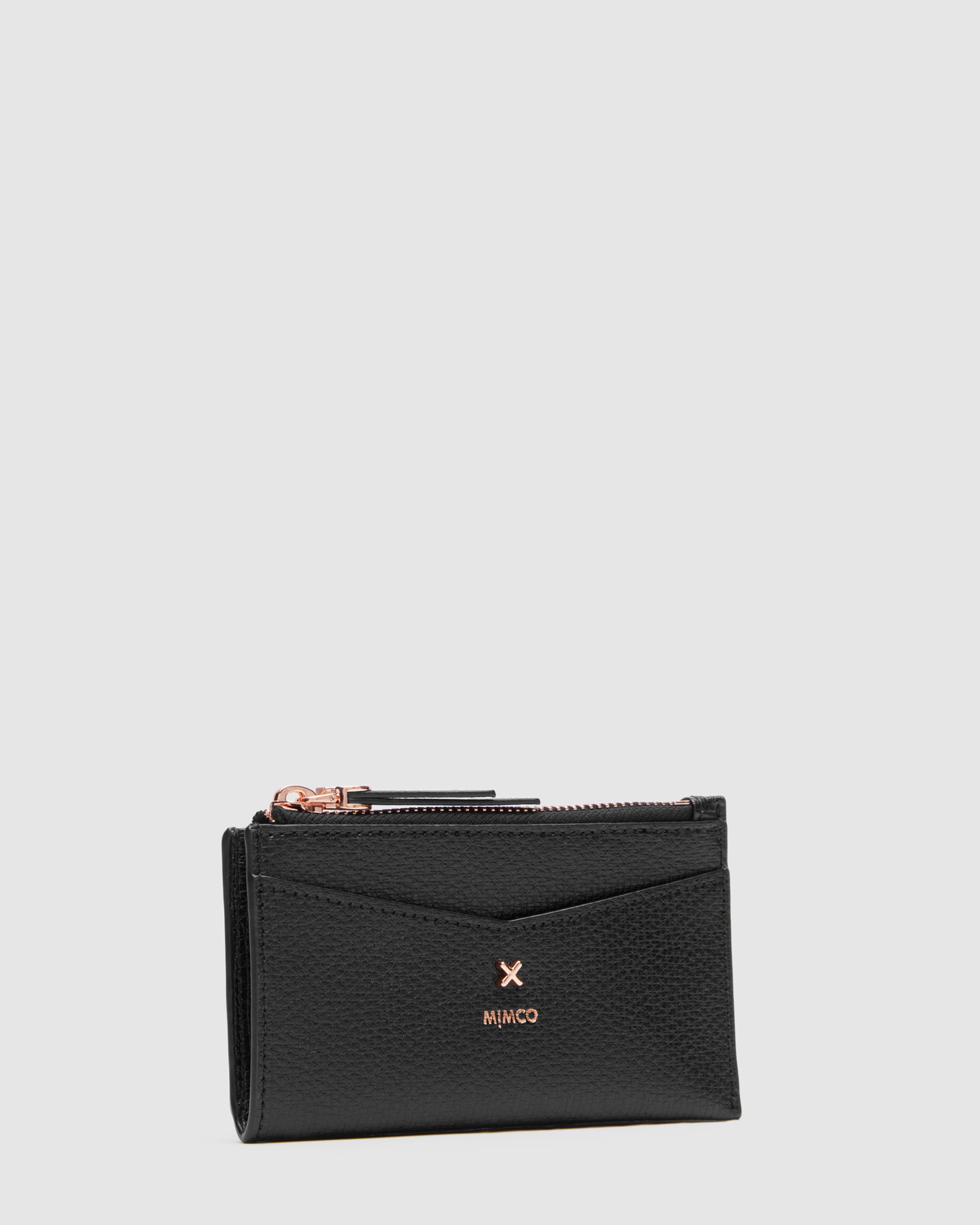 D-Vine Slim Wallet - Black Rose Gold