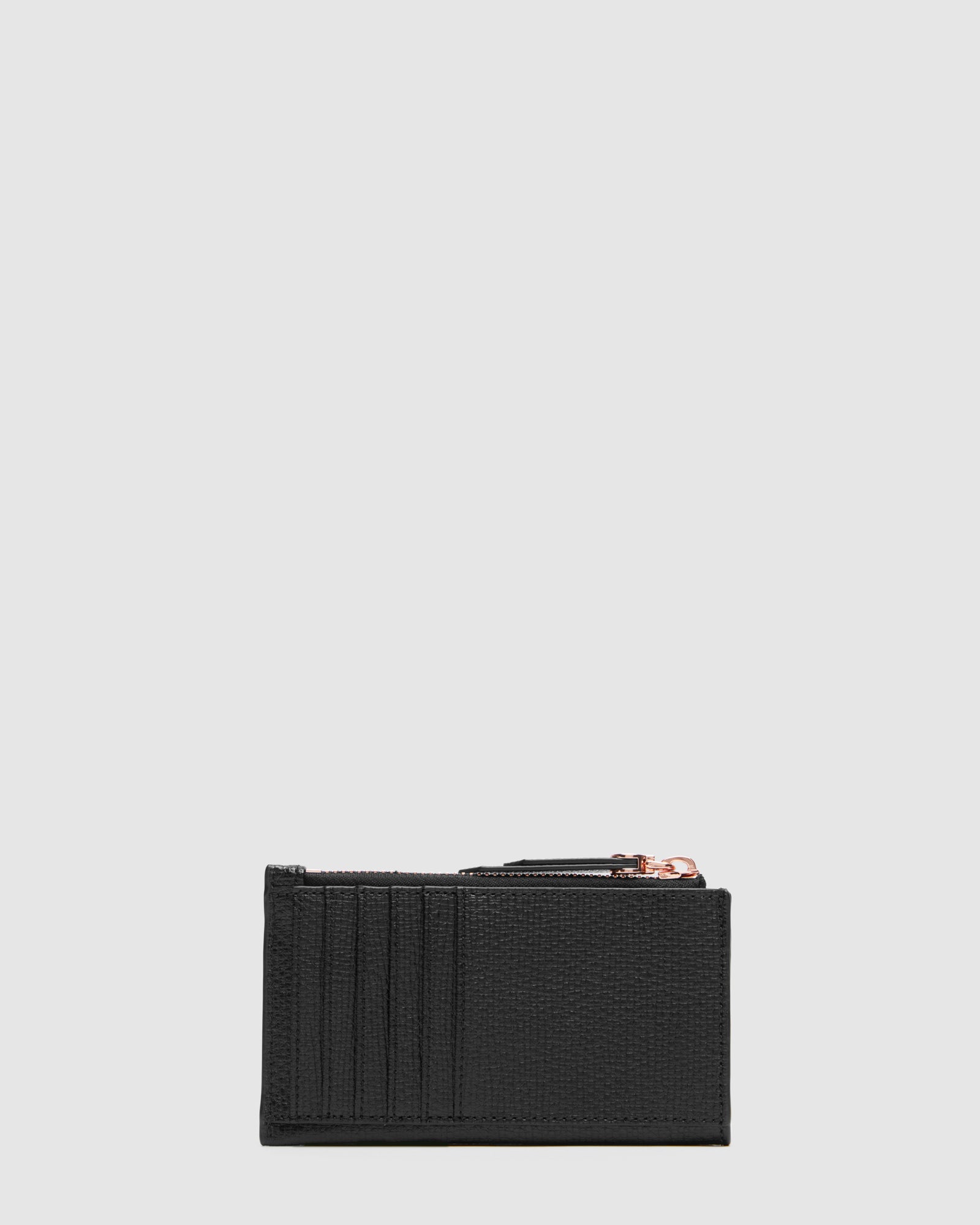D-Vine Slim Wallet - Black Rose Gold