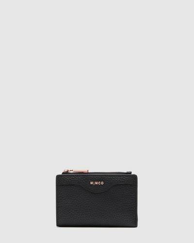 Jett Wallet - Black Rose Gold