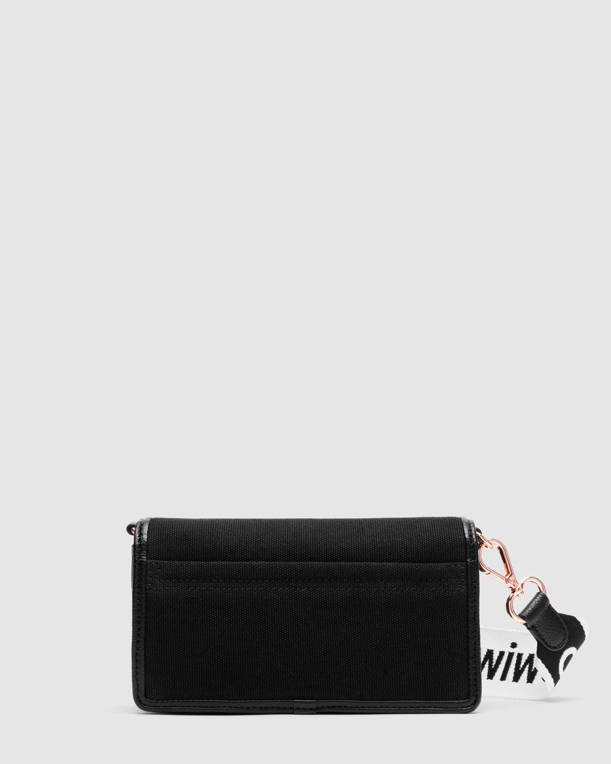 Stevie Wallet Crossbody Bag - Black White