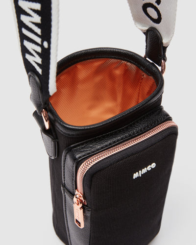 Stevie Drink Crossbody Bag - Black White
