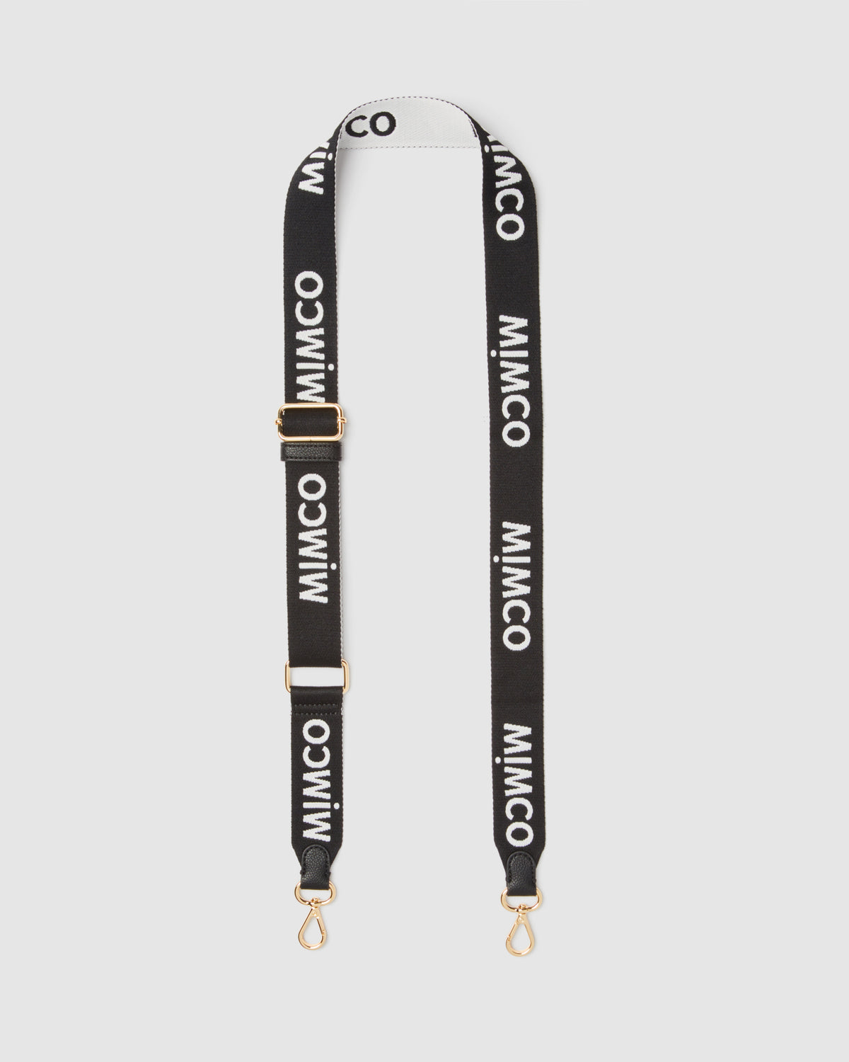 Webbing Bag Strap - Black White