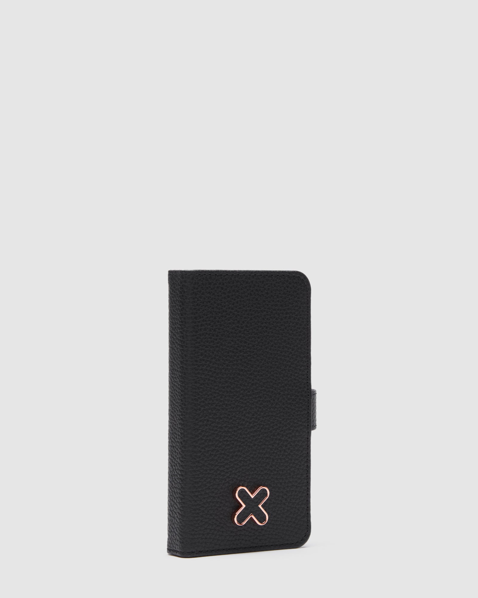 Hendrix Flip Case For Iphone Se-8-7-6S-6 - Black Rose Gold