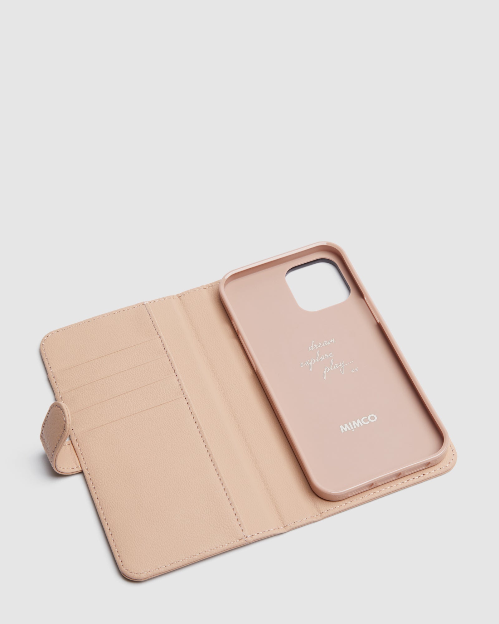 Hendrix Flip Case For Iphone 12 Pro Max - Almond