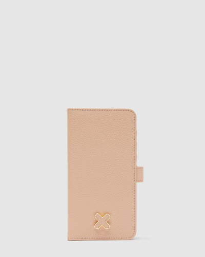 Hendrix Flip Case For Iphone 12 Pro Max - Almond