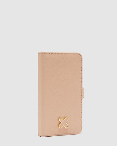 Hendrix Flip Case For Iphone 13-13 Pro - Almond