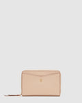 D-Vine Medium Wallet - Almond