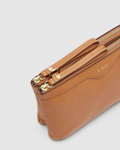 Jett Duo Crossbody Bag - Caramel