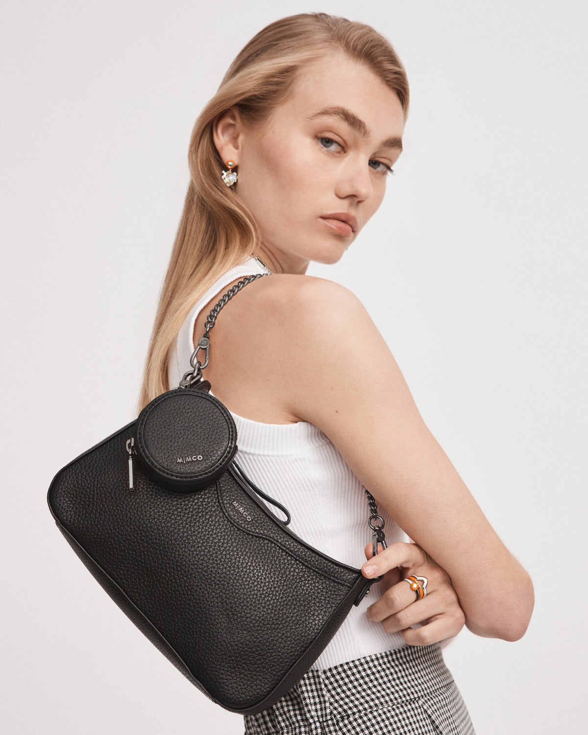 Jett Crossbody Bag - Black Gunmetal