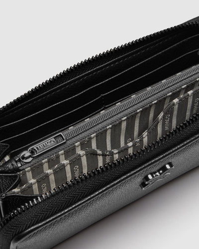Hendrix Wallet - Black Gunmetal