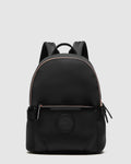 Serenity Backpack Bag - Black Rose Gold