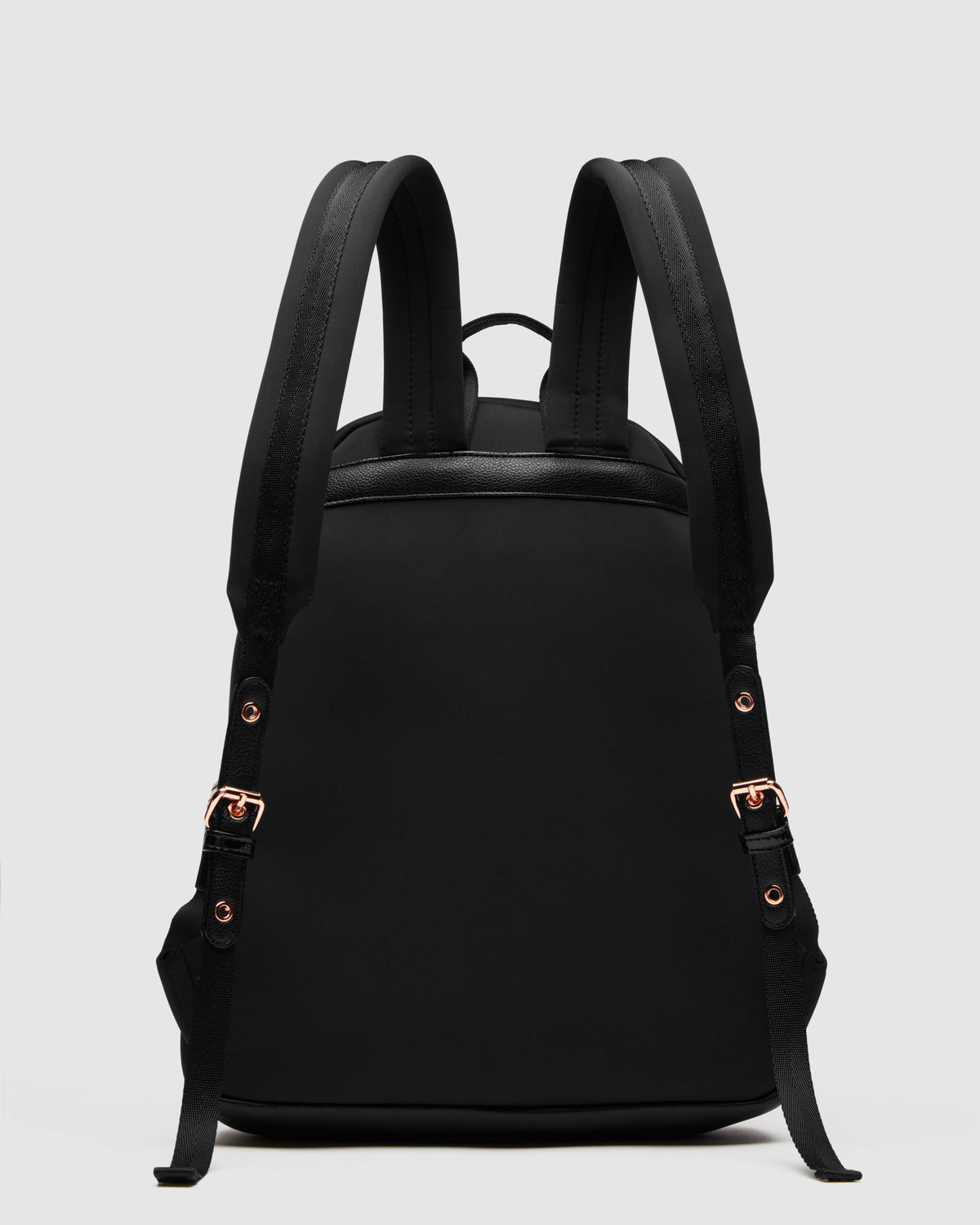 Serenity Backpack Bag - Black Rose Gold