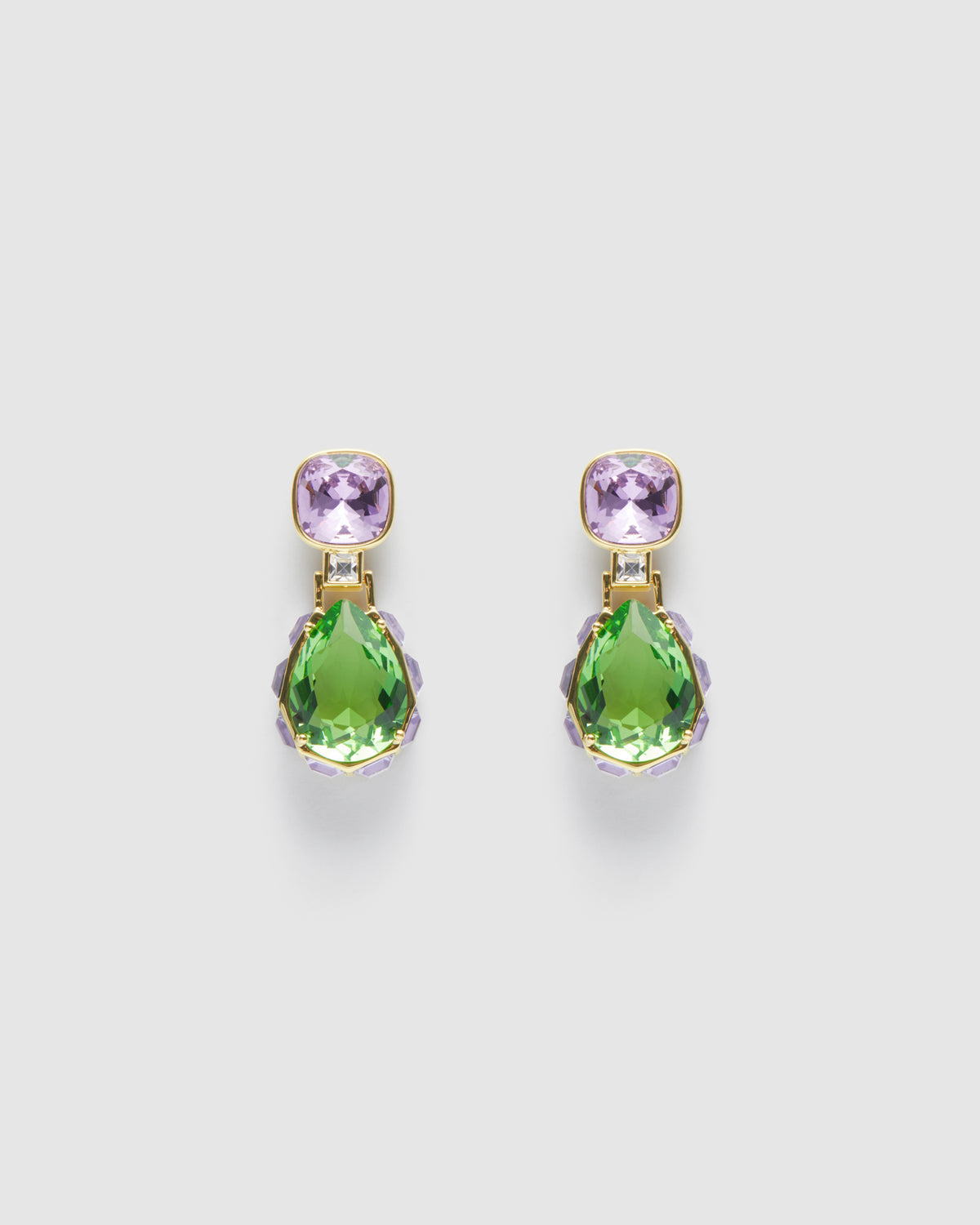 Twiggy Drop Earrings - Hot Pop Green